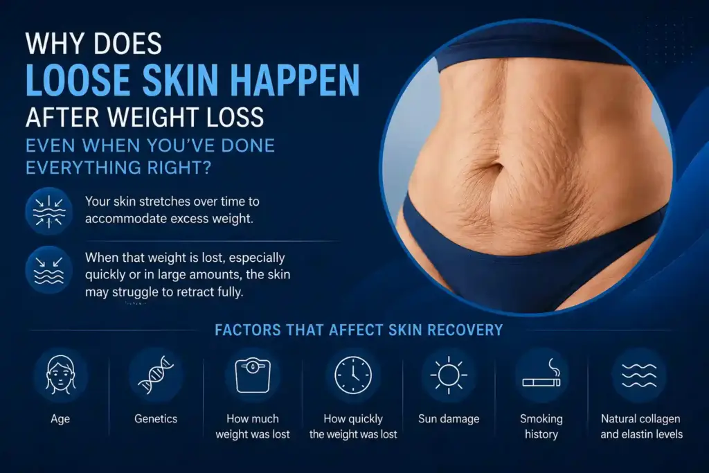 Why Does Loose Skin Happen After Weight Loss Even When You’ve Done Everything Right Sheffield?